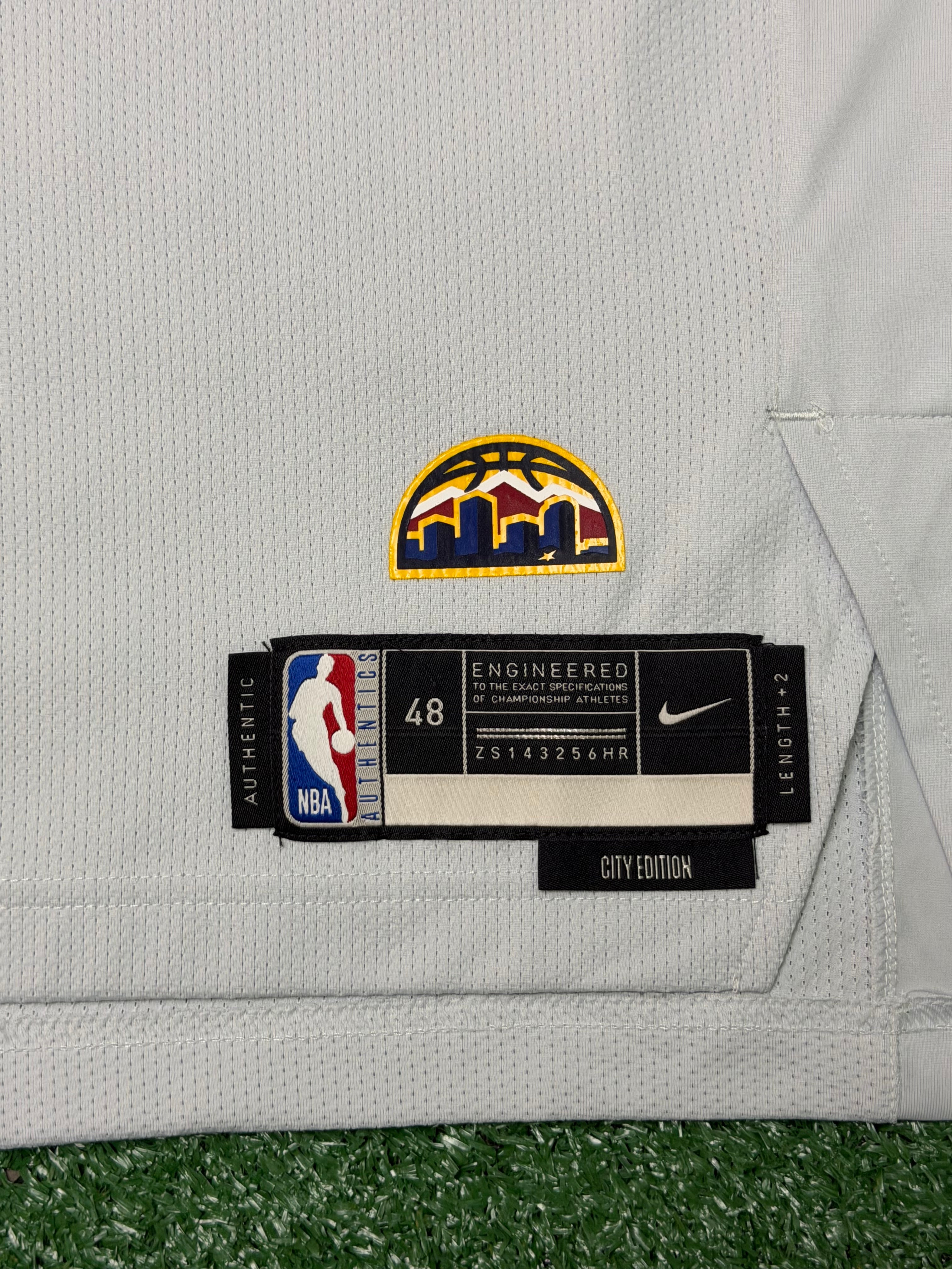 Jamal Murray Denver Nuggets Jersey #27 Nike ADV Authentic Gray Size 48 (L) NBA