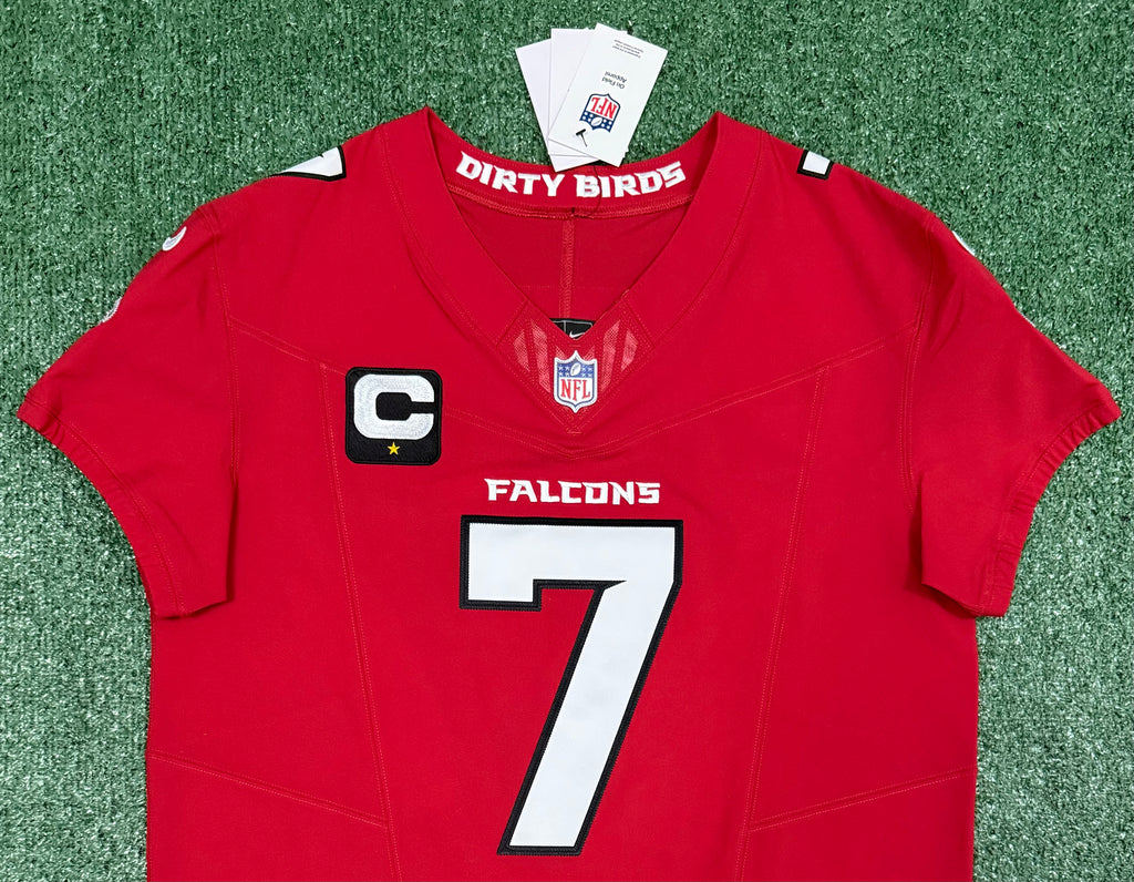 Bijan Robinson Atlanta Falcons Jersey #7 Nike Vapor FUSE Elite Red Size 44 (Large) NFL