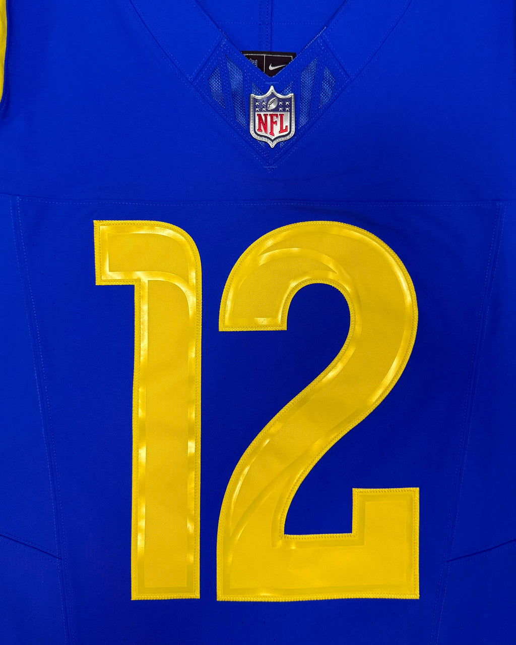 Puka Nacua Los Angeles Rams
Jersey #12 Nike Vapor FUSE Elite Blue Size 40 (Medium) NFL