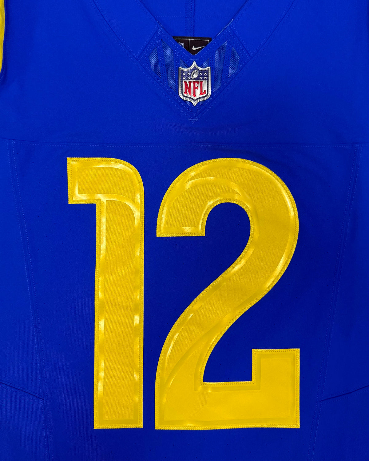 Puka Nacua Los Angeles Rams
Jersey #12 Nike Vapor FUSE Elite Blue Size 40 (Medium) NFL