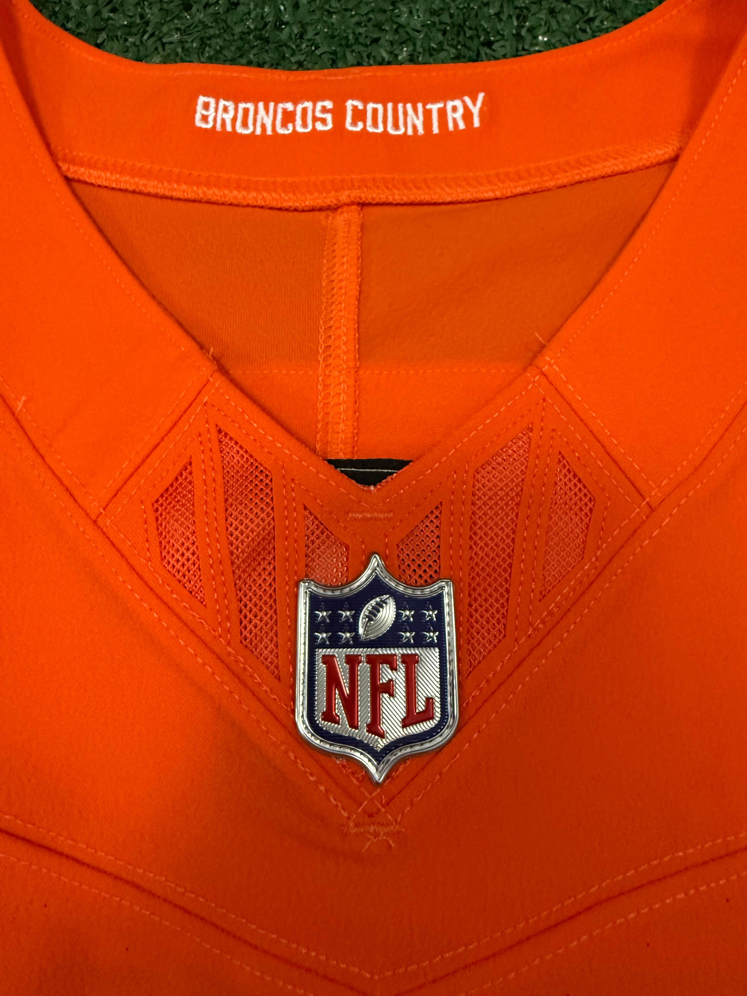 Pat Surtain II Denver Broncos Jersey #2 Nike Vapor Fuse Elite Orange Size 44 (Large) NFL