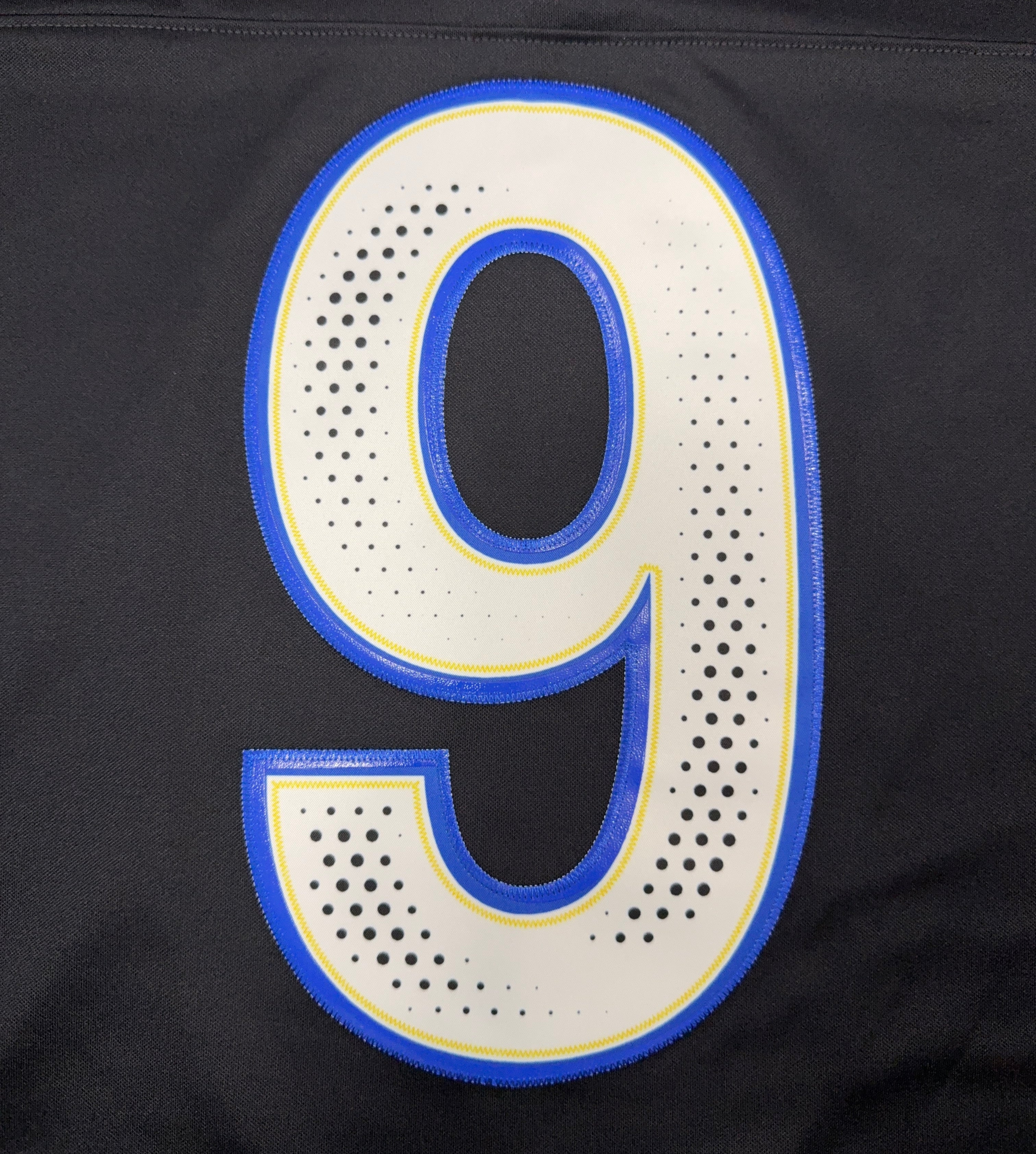 Matthew Stafford Los Angeles Rams Jersey #9 Nike FUSE Rivalry Black Size (XL) NFL