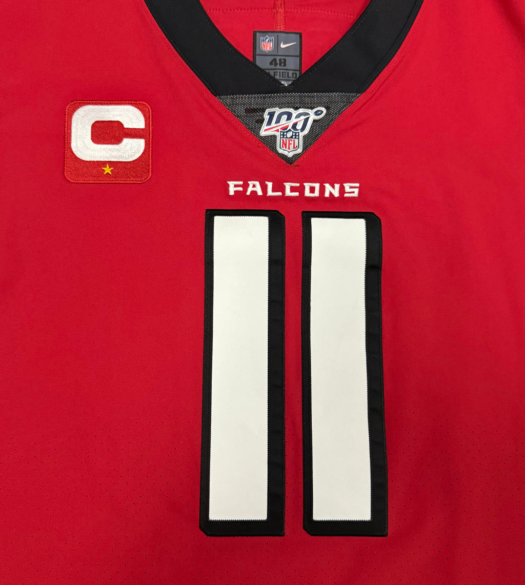 Julio Jones Atlanta Falcons Jersey #11 Nike Vapor Elite Red Size 48 (XL) NFL