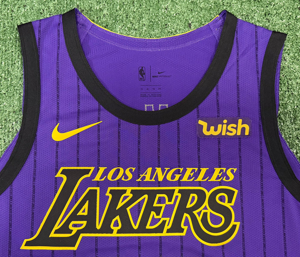 LeBron James Los Angeles Lakers Jersey #23 Nike VaporKnit Authentic Purple Size 52 (XL) NBA