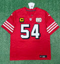 Fred Warner San Francisco 49ers Jersey #54 Nike Vapor Fuse Limited Stitched Red Size (Large) NFL