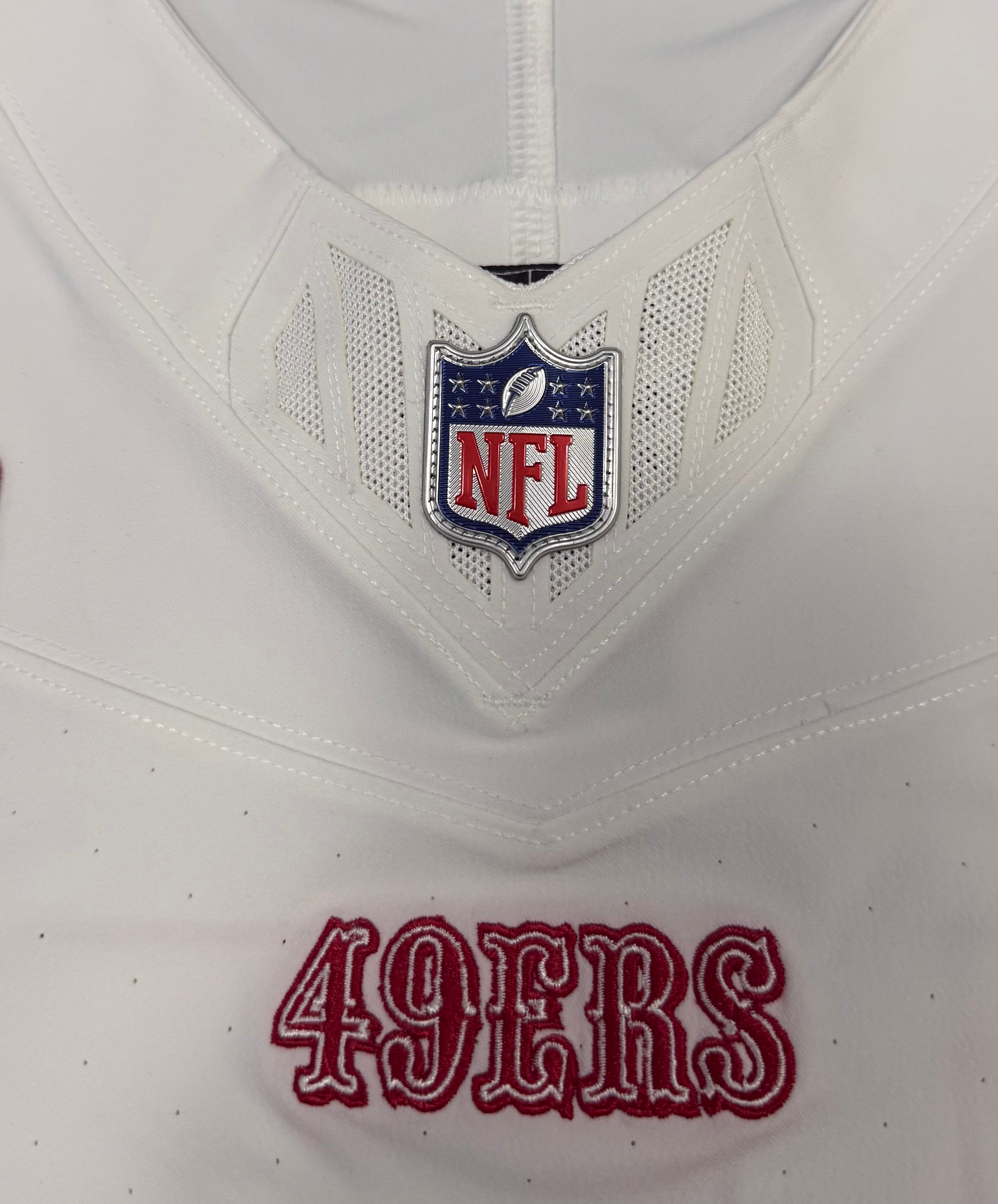 Brock Purdy San Francisco 49ers Jersey #13 Nike Vapor FUSE Elite White Size 40 (Medium) NFL