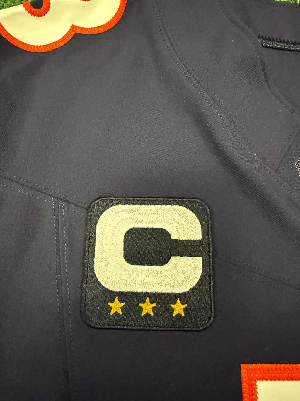 Caleb Williams Chicago Bears Jersey #18 Nike Vapor FUSE Elite Navy Size 40 (Medium) NFL