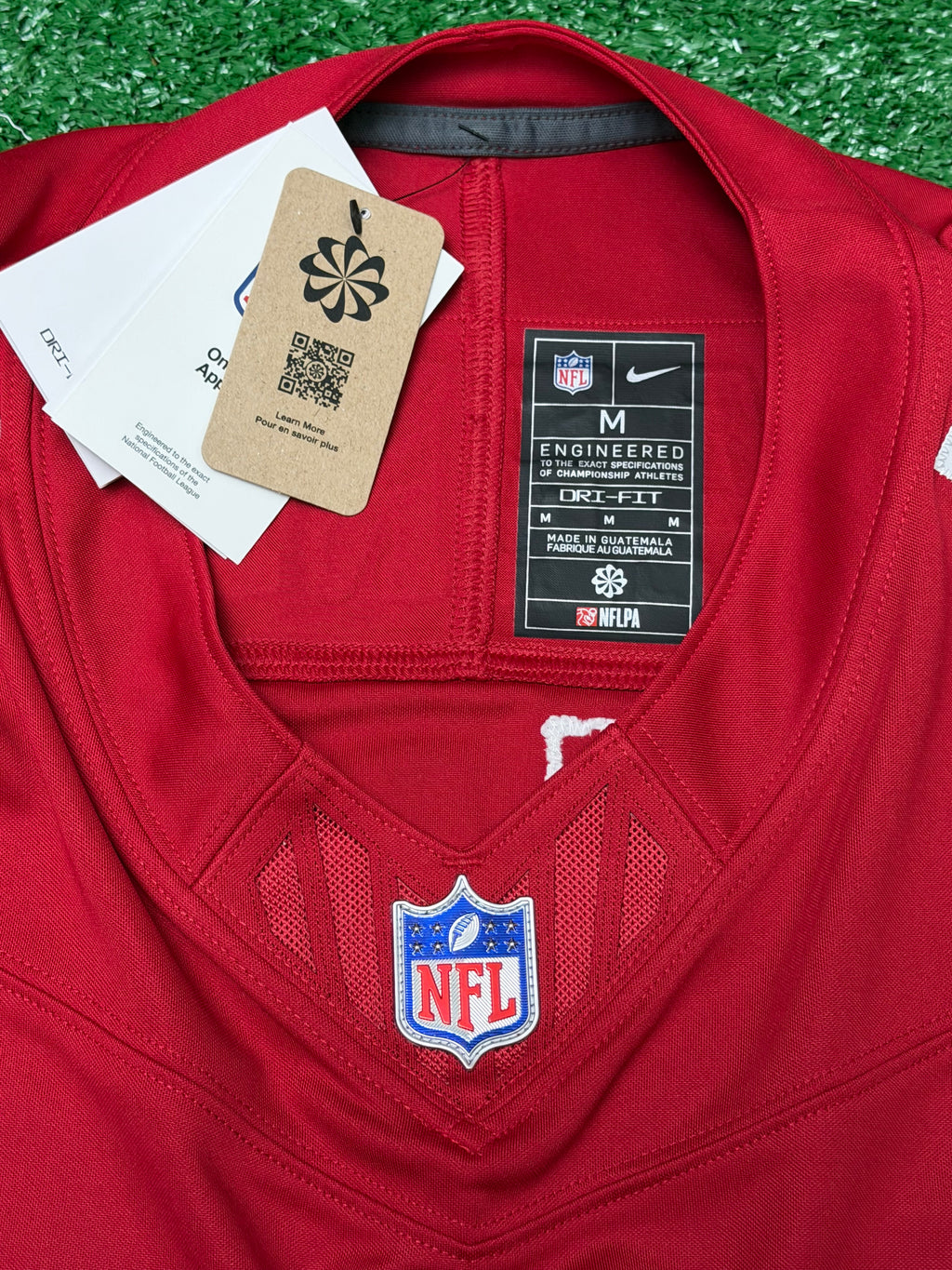 Fred Warner San Francisco 49ers Jersey #54 Nike Vapor Fuse Limited Stitched Red Size (Medium) NFL