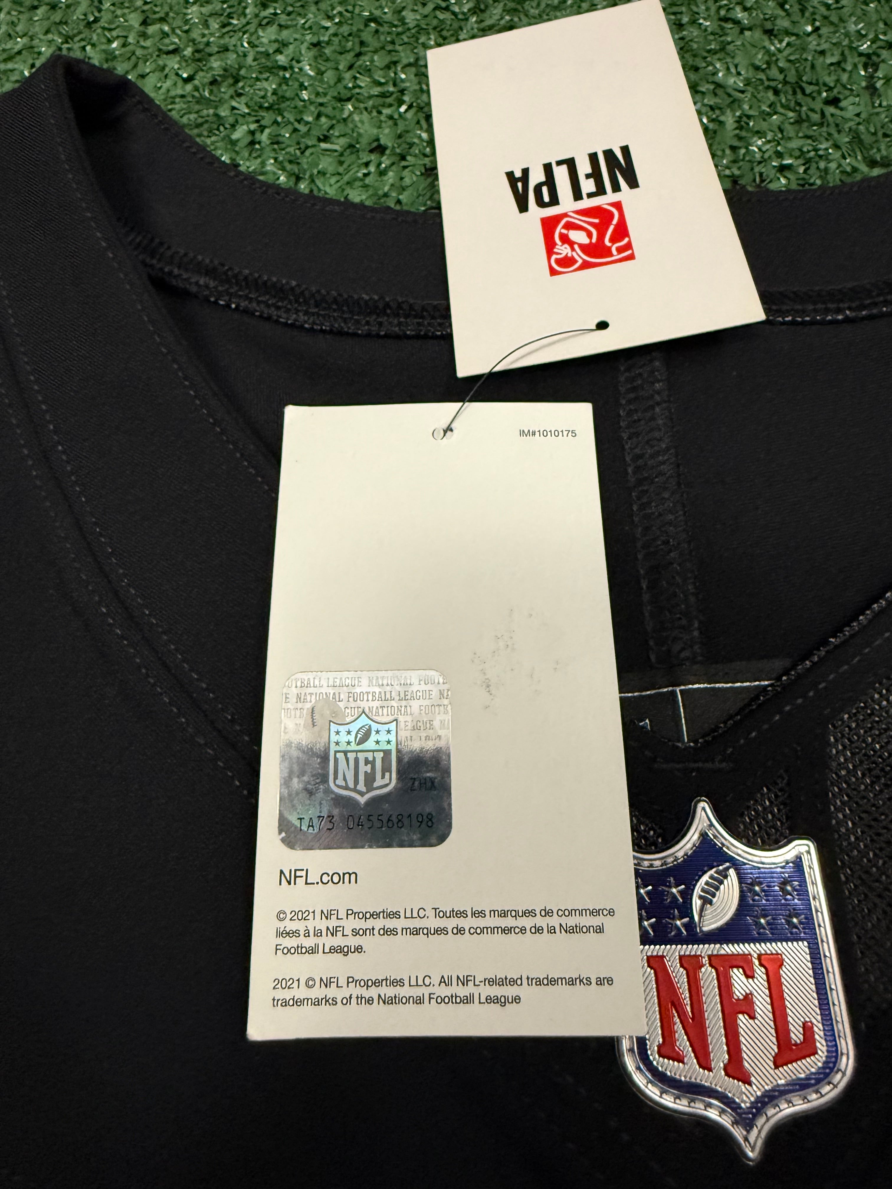 Fernando Mendoza Las Vegas Raiders Jersey #15 Nike Vapor Fuse Elite Black Size 44 (L) NFL