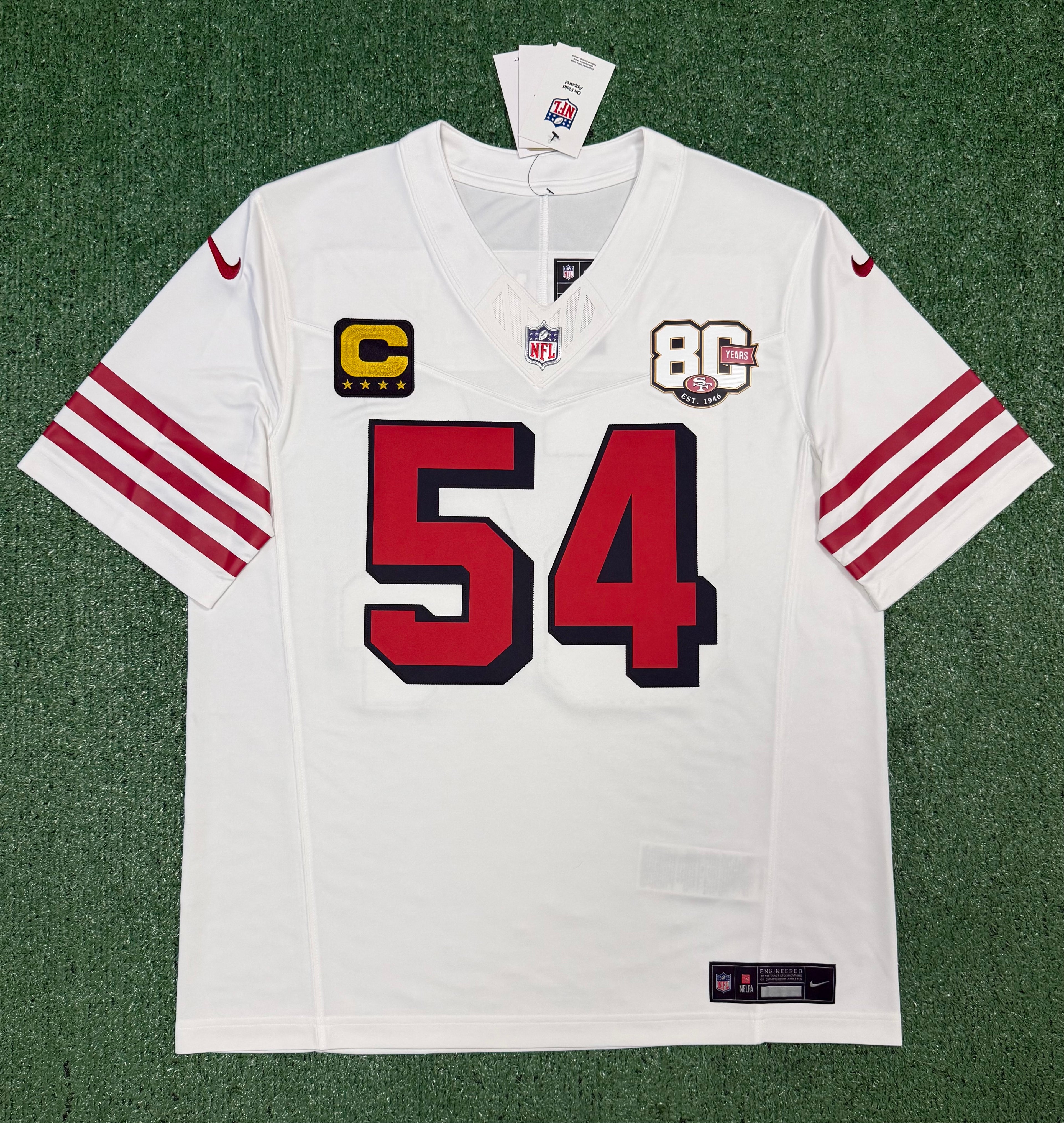 Fred Warner San Francisco 49ers
Jersey #54 Nike FUSE Limited White Size (Large) NFL