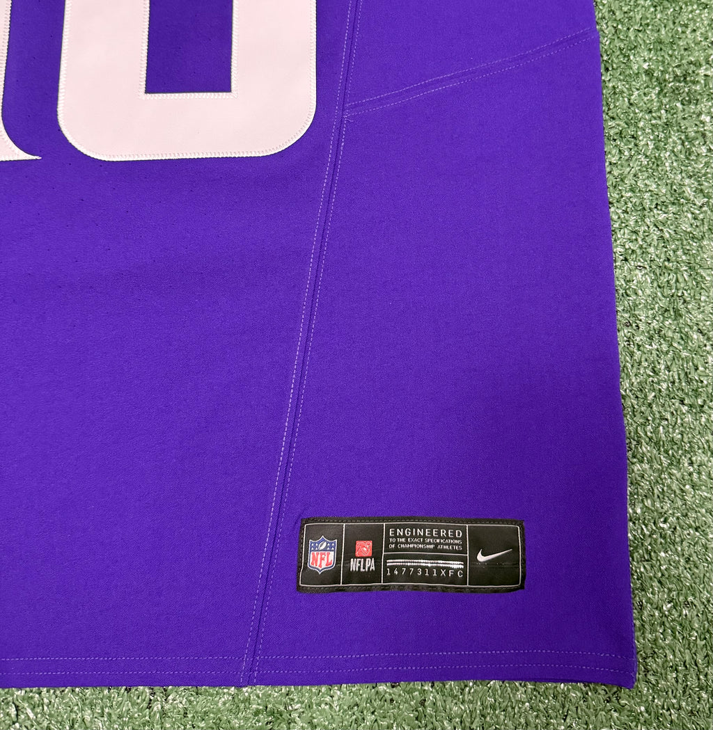 Justin Jefferson Minnesota Vikings Jersey #18 Nike Vapor FUSE Elite Purple Size 40 (Medium) NFL