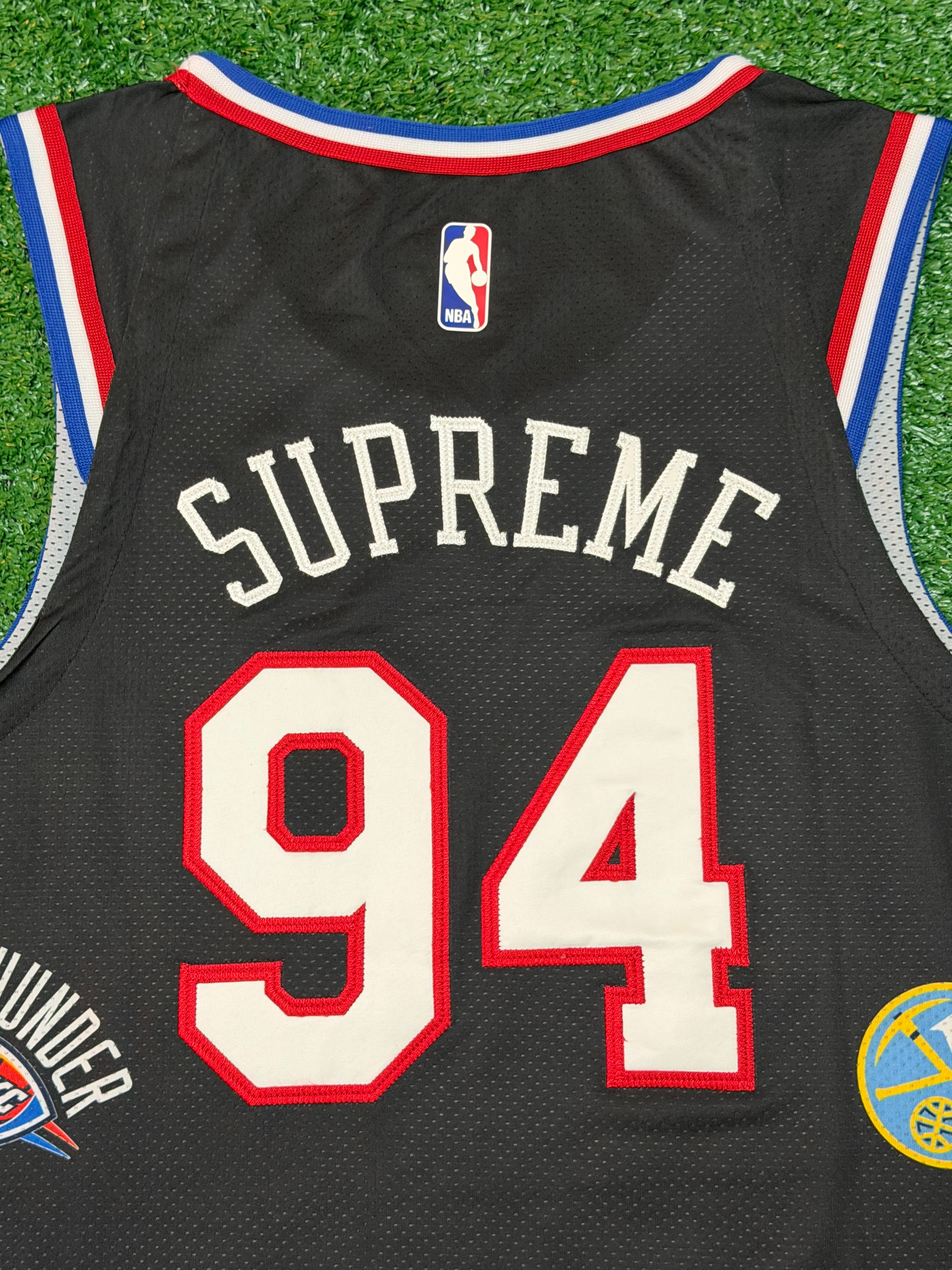 Authentic Supreme x NBA x Nike Aeroswift #94 Black Jersey Size 44/Medium