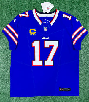 Josh Allen Buffalo Bills Jersey #17 Nike Vapor Fuse Elite Blue Size 48 (XL) NFL