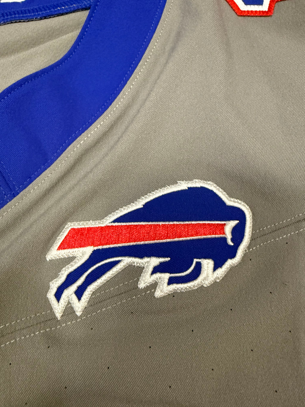 Josh Allen Buffalo Bills Jersey #17 Nike Vapor Fuse Elite Gray Size 48 (XL) NFL