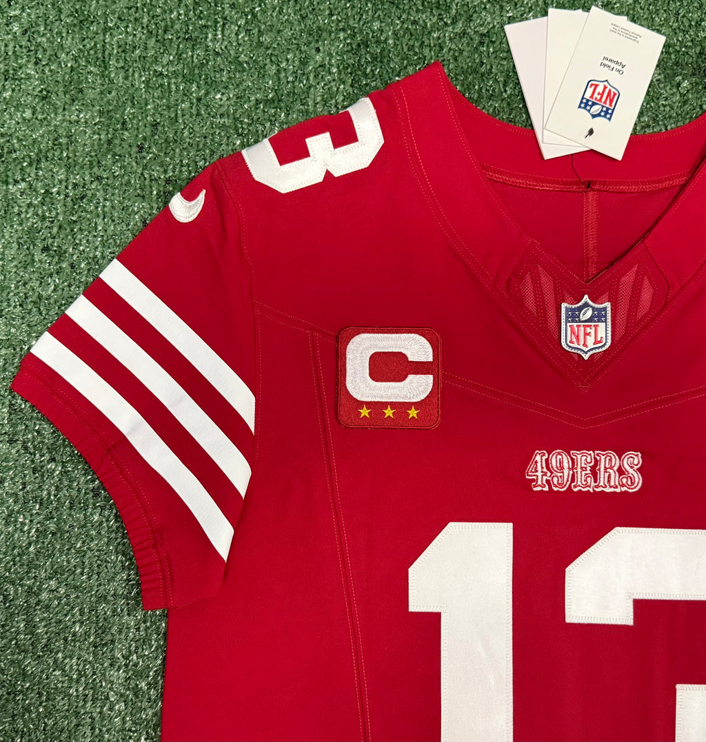 Brock Purdy San Francisco 49ers Jersey #13 Nike Vapor FUSE Elite Red Size 40 (Medium) NFL