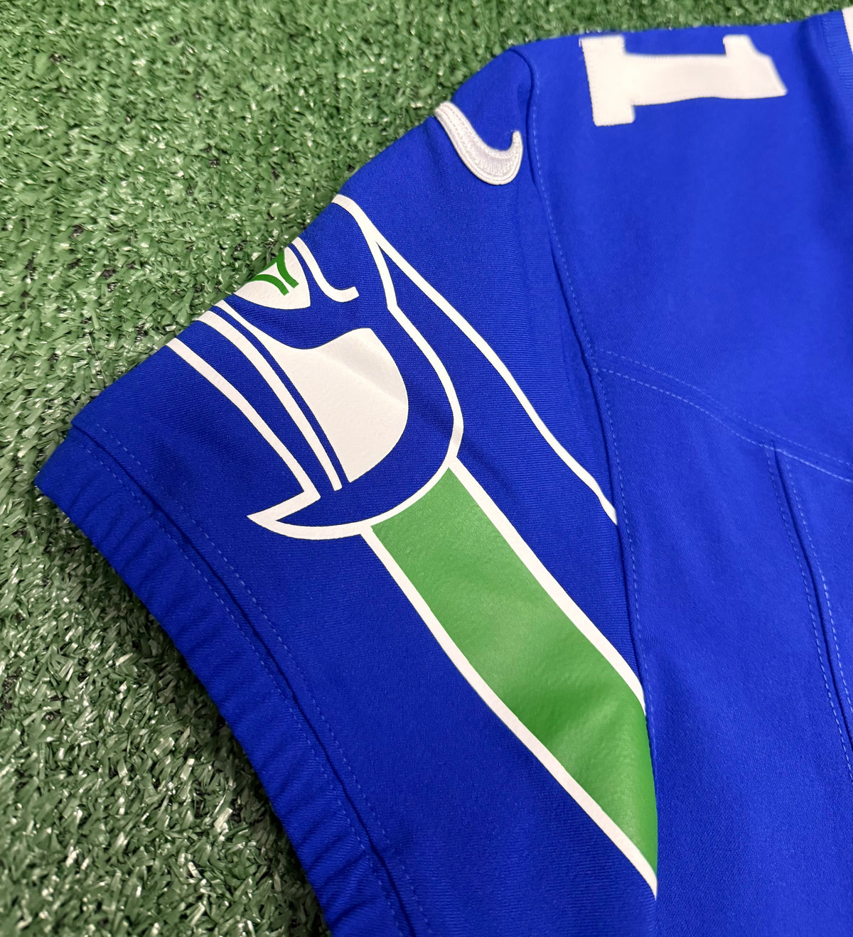 Jaxon Smith-Njigba Seattle Seahawks Jersey #11 Nike Vapor FUSE Elite Royal Blue Size 44 (L) NFL