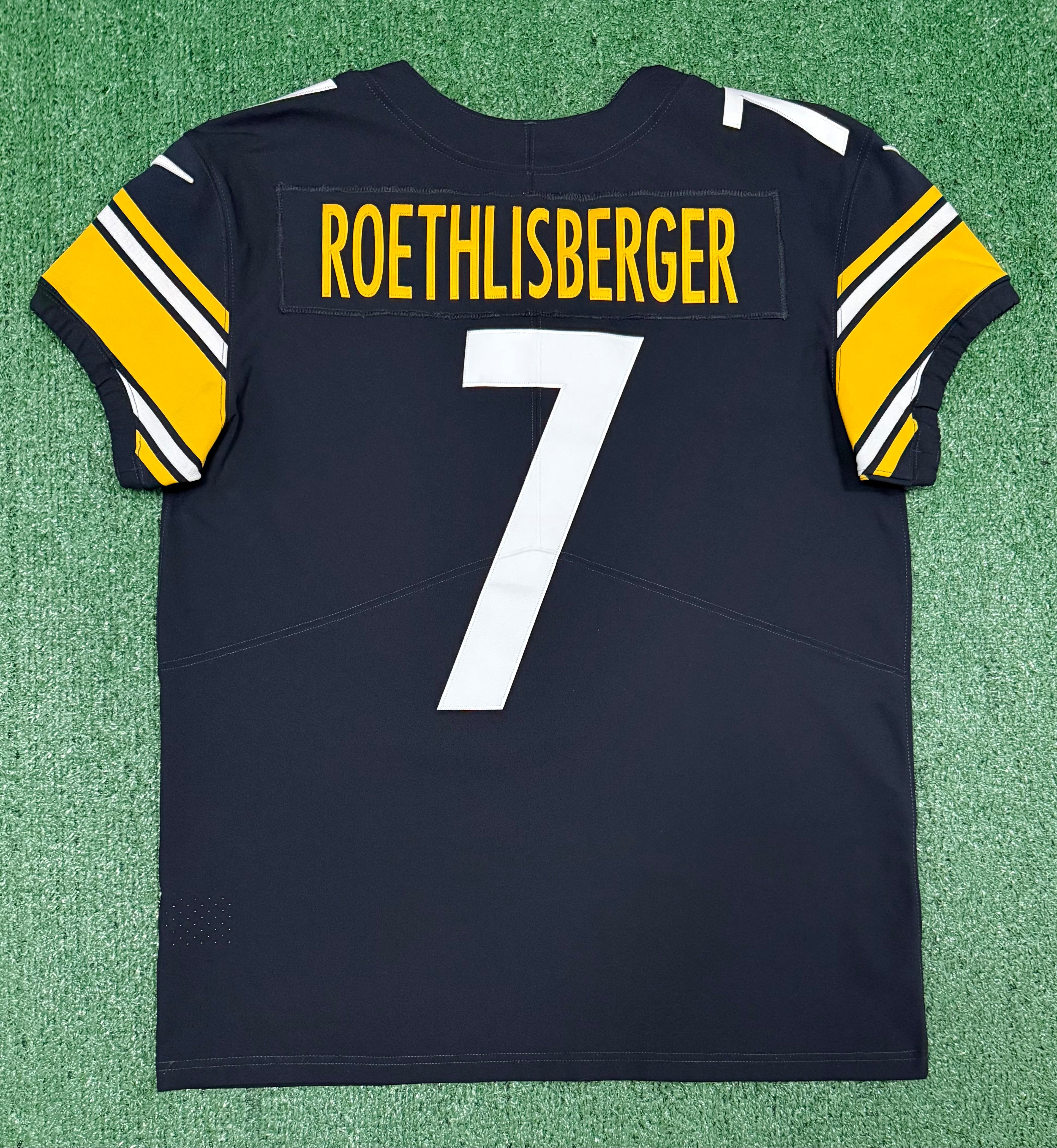 Ben Roethlisberger Pittsburgh Steelers Jersey #7 Nike Vapor Elite Black Size 44 (Large) NFL