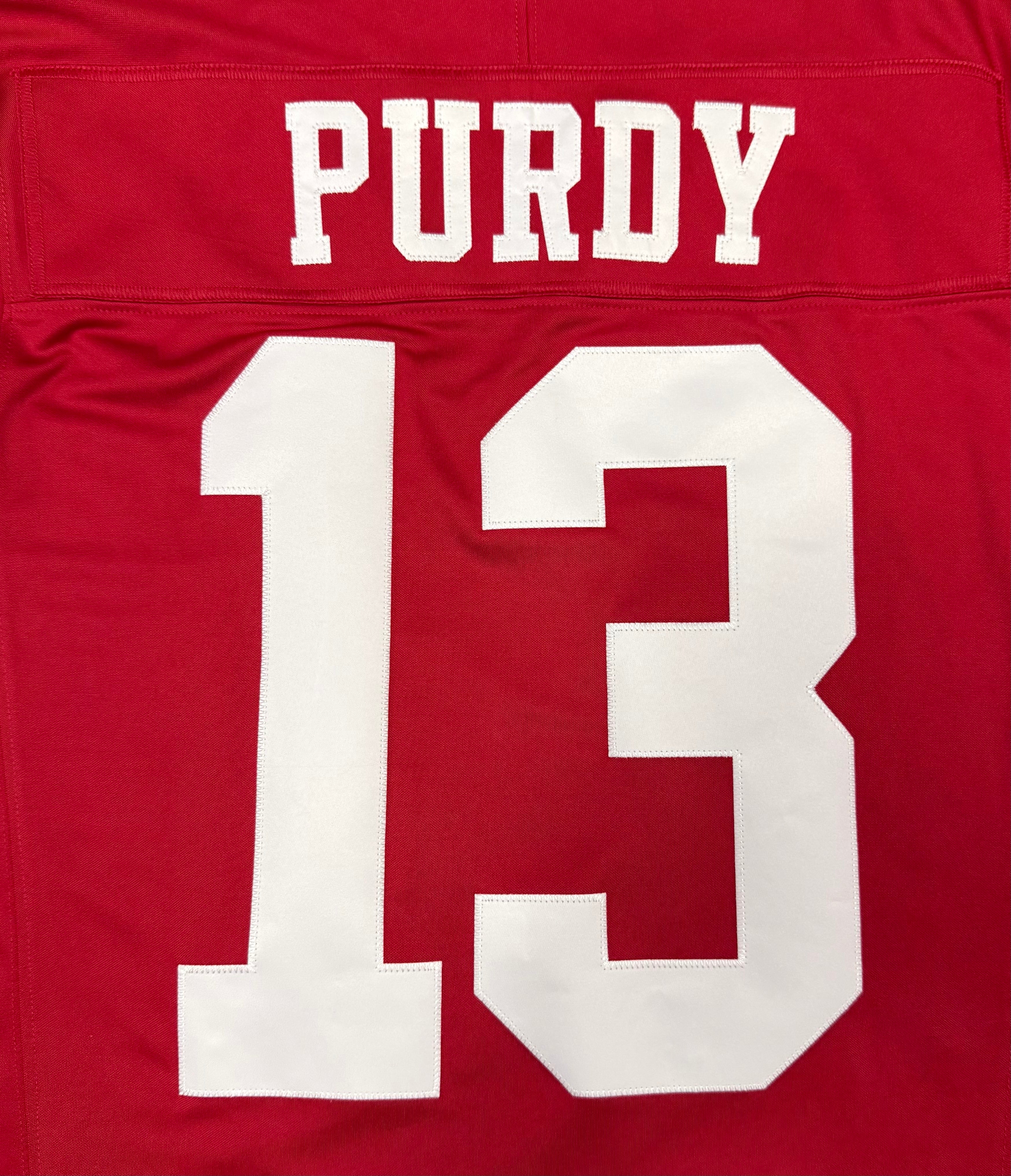 Brock Purdy San Francisco 49ers Jersey #13 Nike Vapor Fuse Limited Stitched Red Size (Medium) NFL