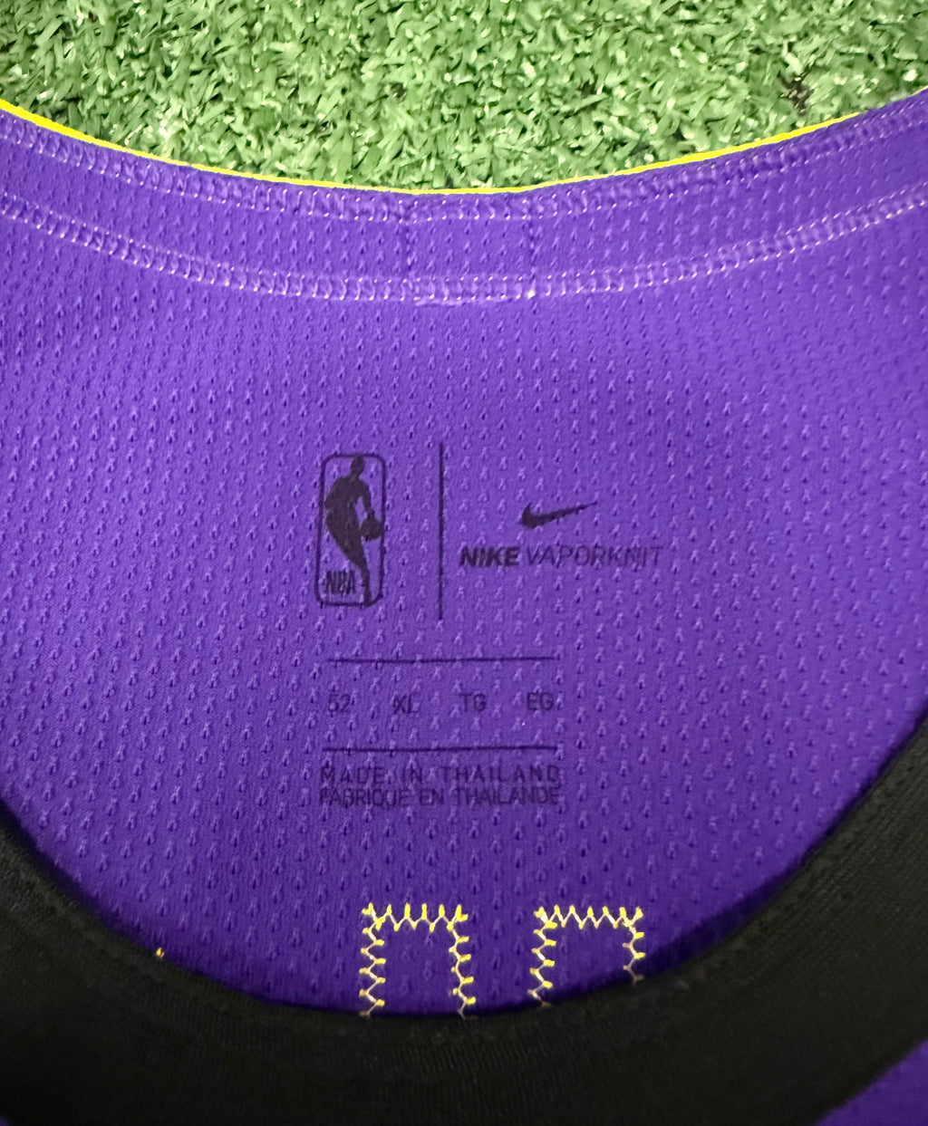 LeBron James Los Angeles Lakers Jersey #23 Nike VaporKnit Authentic Purple Size 52 (XL) NBA