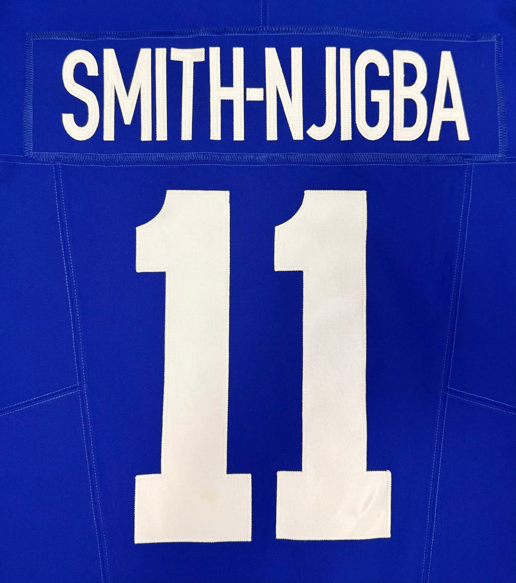 Jaxon Smith-Njigba Seattle Seahawks Jersey #11 Nike Vapor FUSE Elite Royal Blue Size 44 (L) NFL