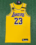 LeBron James Los Angeles Lakers Jersey #23 Nike VaporKnit Authentic Gold Size 44 (M) NBA
