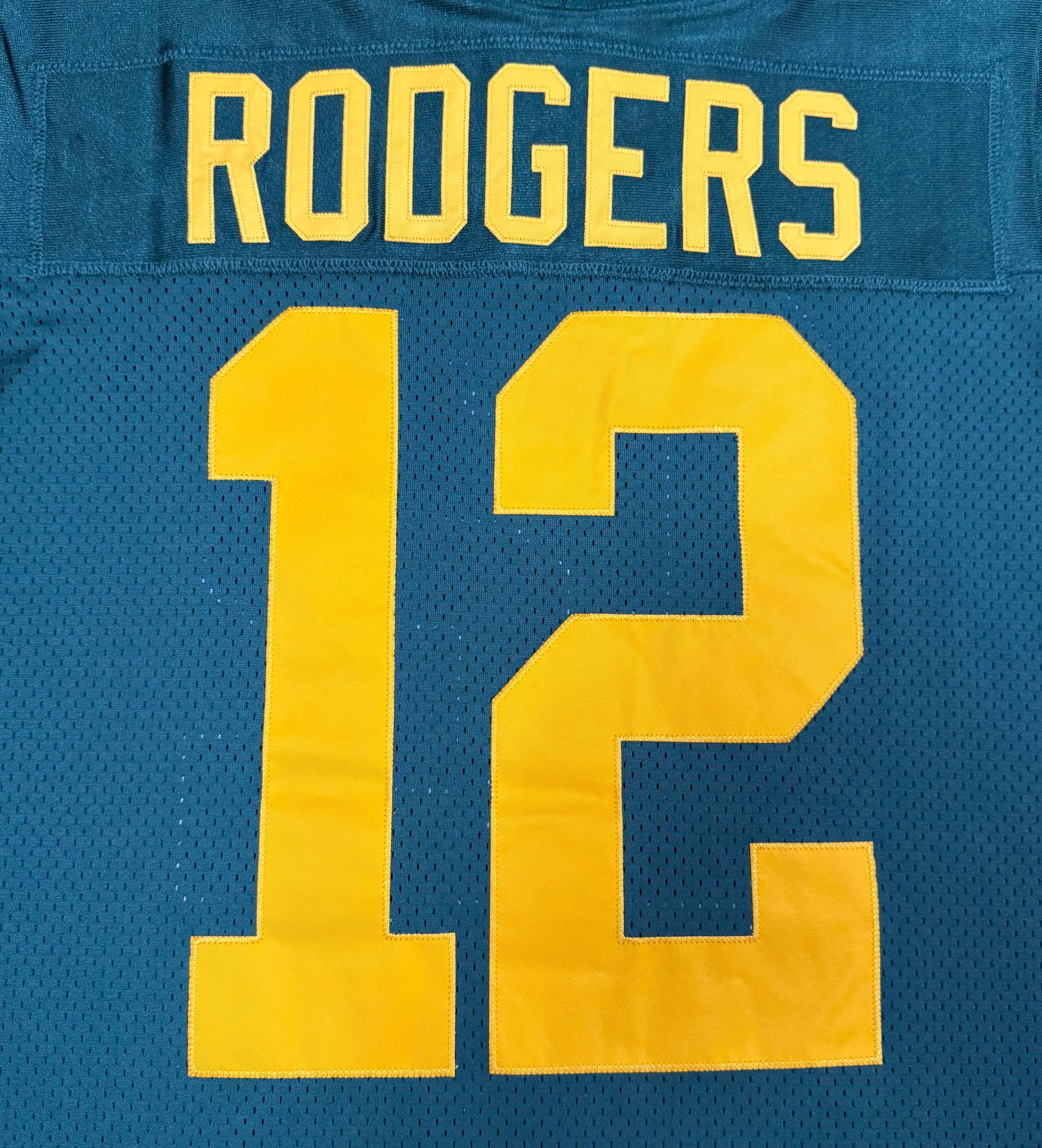 Aaron Rodgers Green Bay Packers Jersey #12 Nike Vapor Elite Green Size 44 (Large) NFL