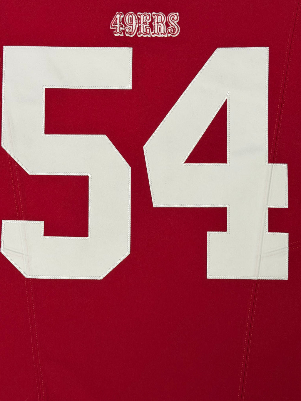 Fred Warner San Francisco 49ers Jersey #54 Nike Vapor FUSE Elite Red Size 48 (XL) NFL