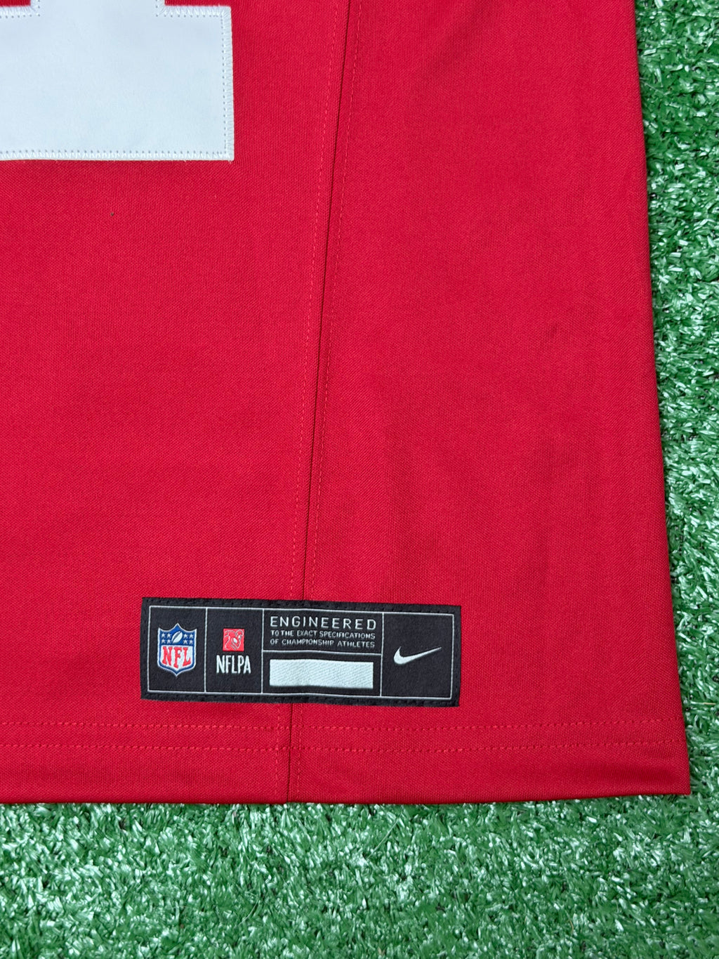 Fred Warner San Francisco 49ers Jersey #54 Nike Vapor Fuse Limited Stitched Red Size (Medium) NFL