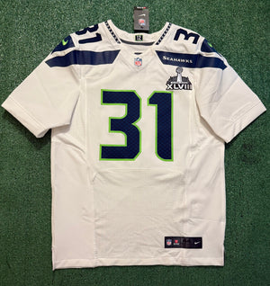 Cam Chancellor Seattle Seahawks 
Jersey #31 Nike Elite white Size 44 (Large) NFL