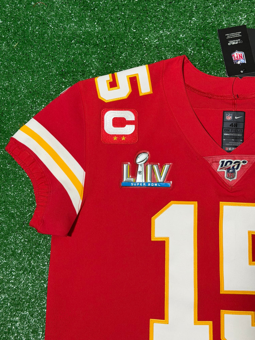 Patrick Mahomes Kansas City Chiefs Jersey #15 Nike Vapor Elite Red Size 48 (XL) NFL