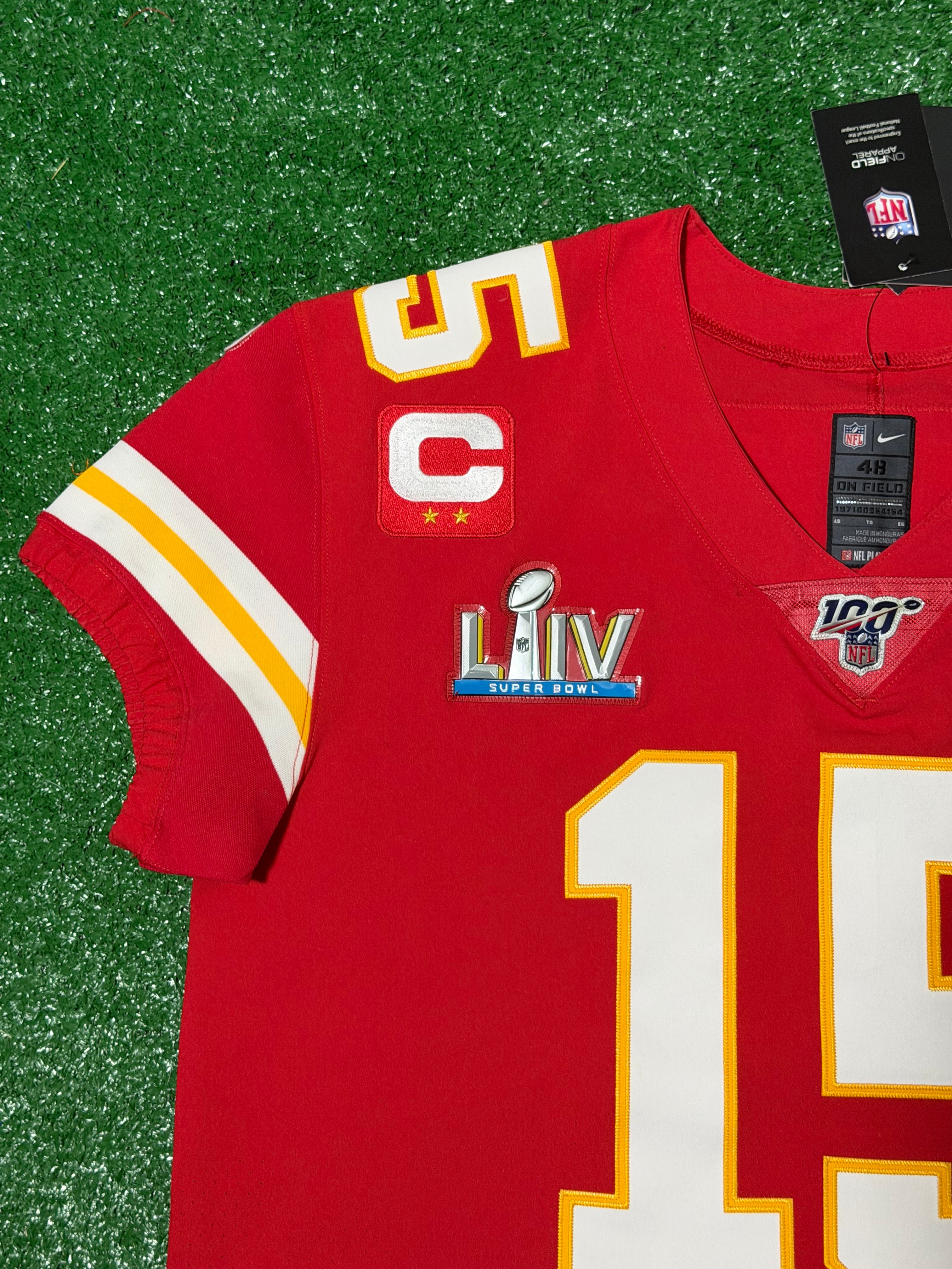Patrick Mahomes Kansas City Chiefs Jersey #15 Nike Vapor Elite Red Size 48 (XL) NFL