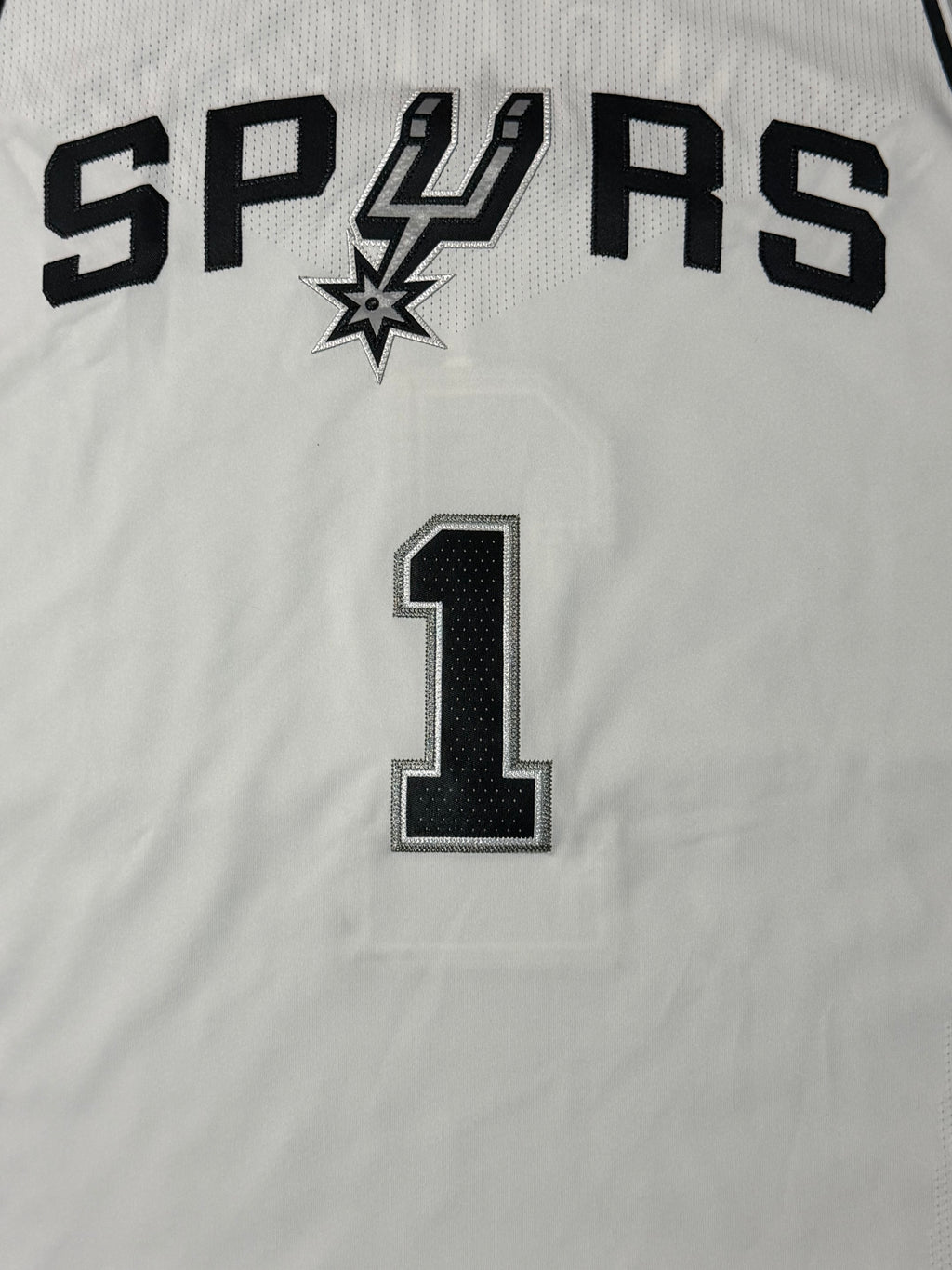 Victor Wembanyama San Antonio Spurs Jersey #1 Nike ADV Authentic White Size 52 (XL) NBA