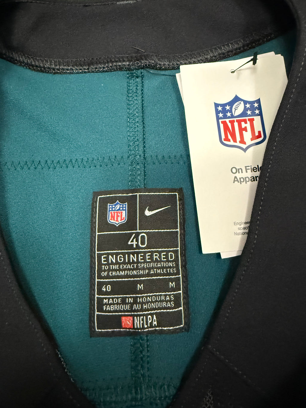 Jalen Hurts Philadelphia Eagles Jersey #1 Nike Vapor FUSE Elite Green size 40 (Medium) NFL