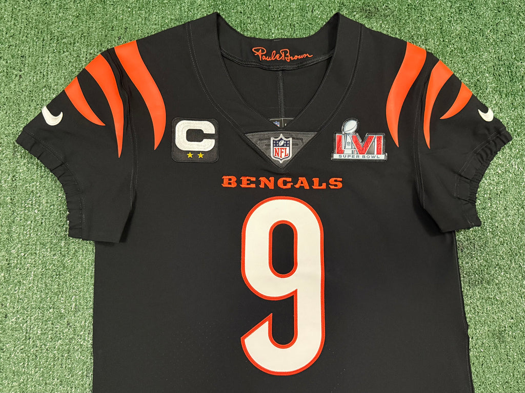 Joe Burrow Cincinnati Bengals Jersey #9 Nike Vapor Elite Black Size 40 (M) NFL
