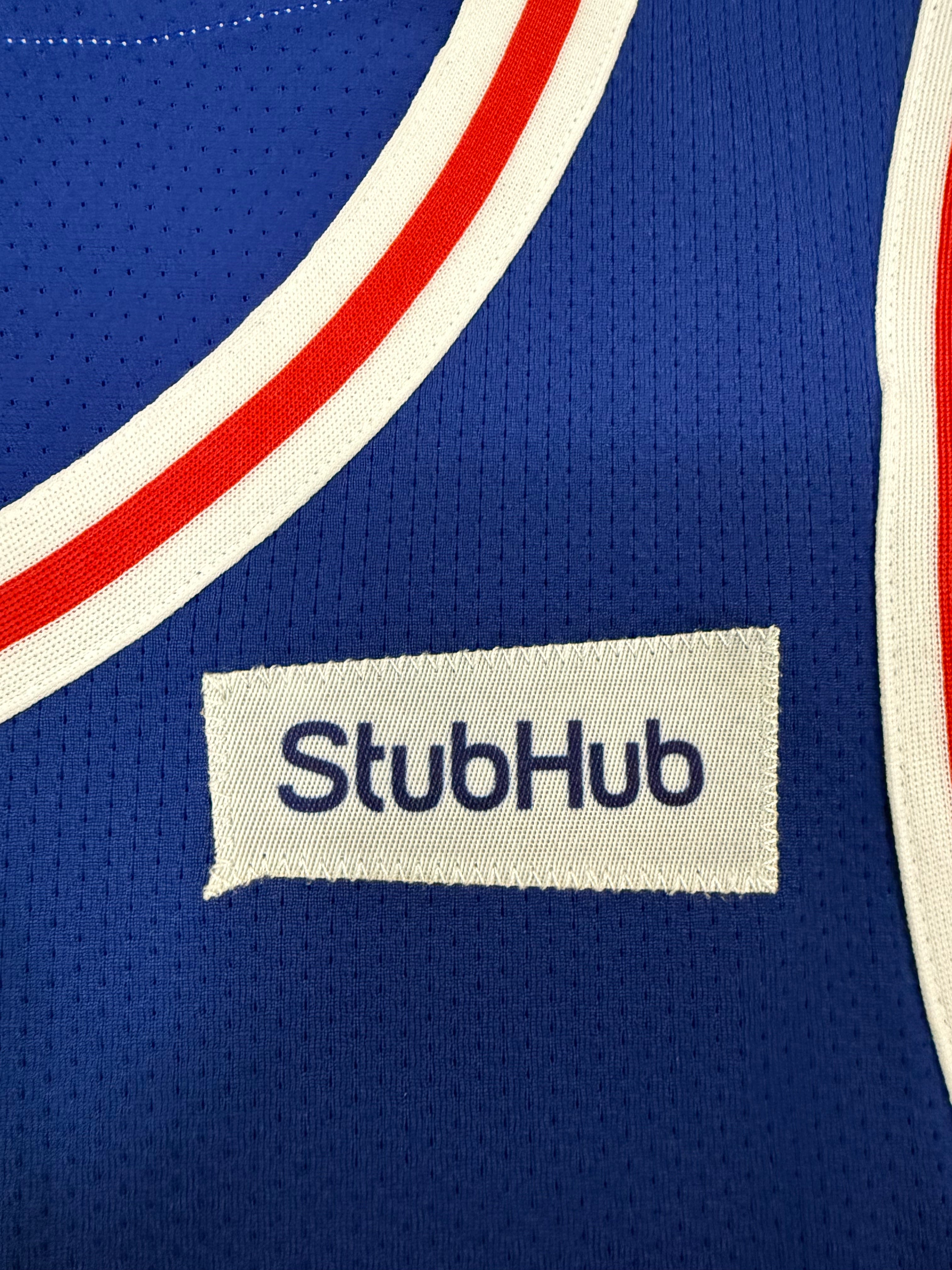 Joel Embid Philadelphia 76ers Jersey #21 Nike AeroSwift Authentic Blue Size 48 (L) NBA
