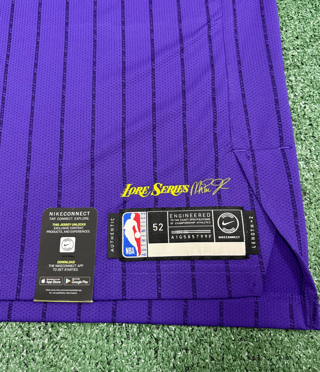 LeBron James Los Angeles Lakers Jersey #23 Nike VaporKnit Authentic Purple Size 52 (XL) NBA