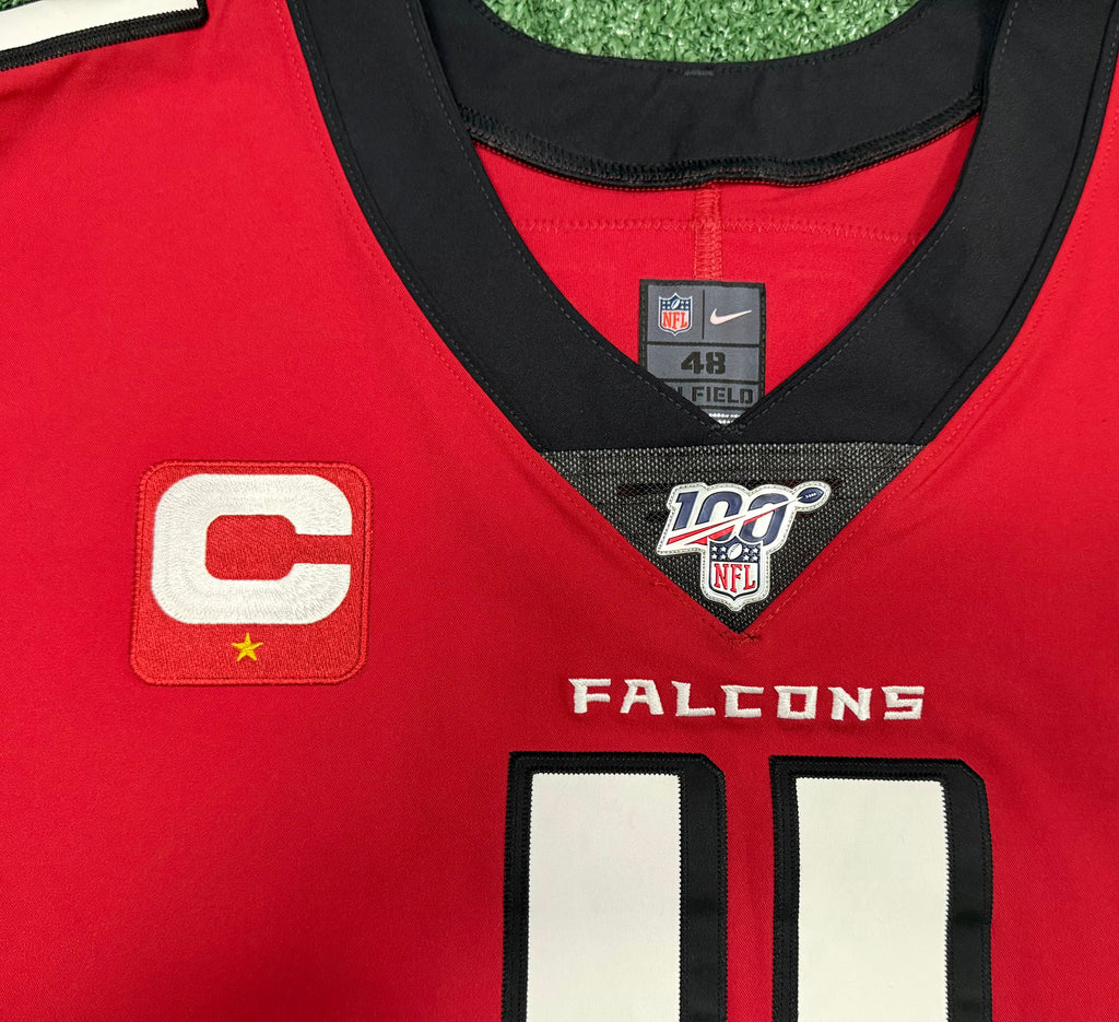 Julio Jones Atlanta Falcons Jersey #11 Nike Vapor Elite Red Size 48 (XL) NFL