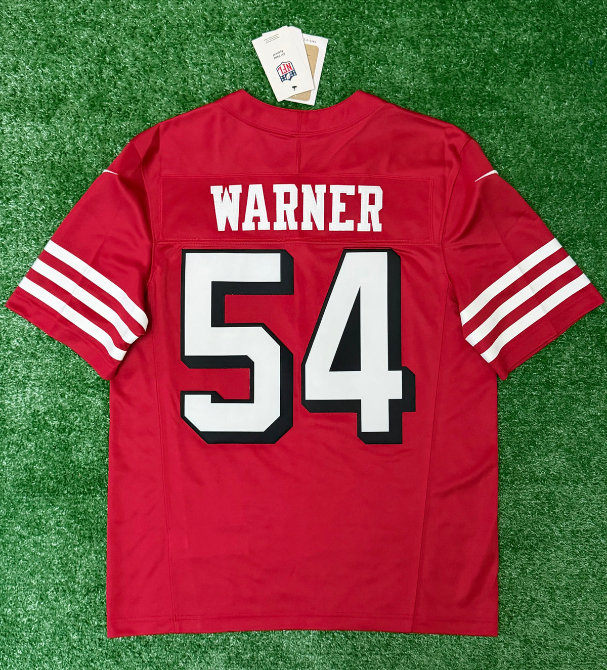 Fred Warner San Francisco 49ers Jersey #54 Nike Vapor Fuse Limited Stitched Red Size (Medium) NFL