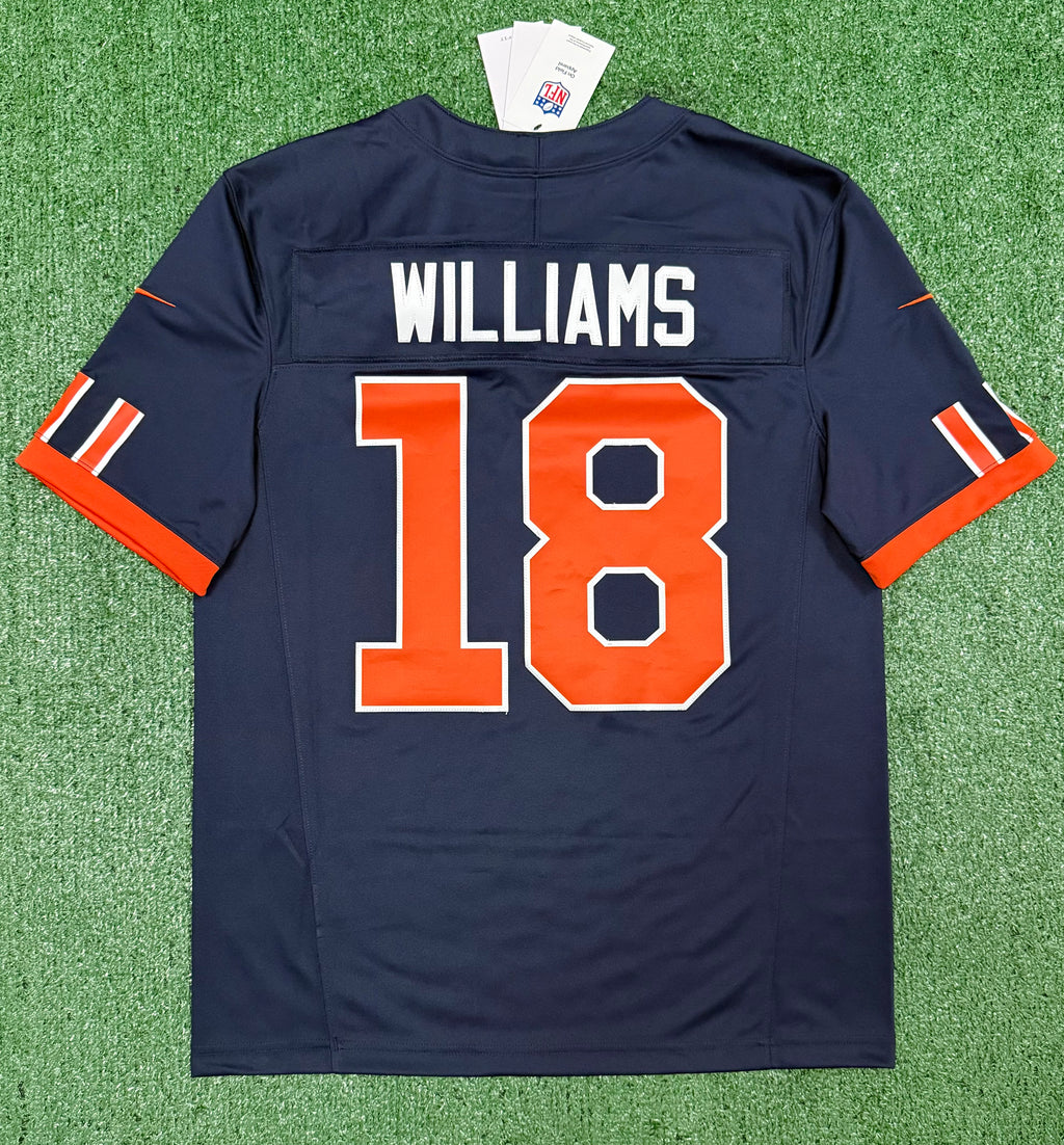 Caleb Williams Chicago Bears Jersey #18 Nike FUSE Rivalry Navy Size (Medium) NFL