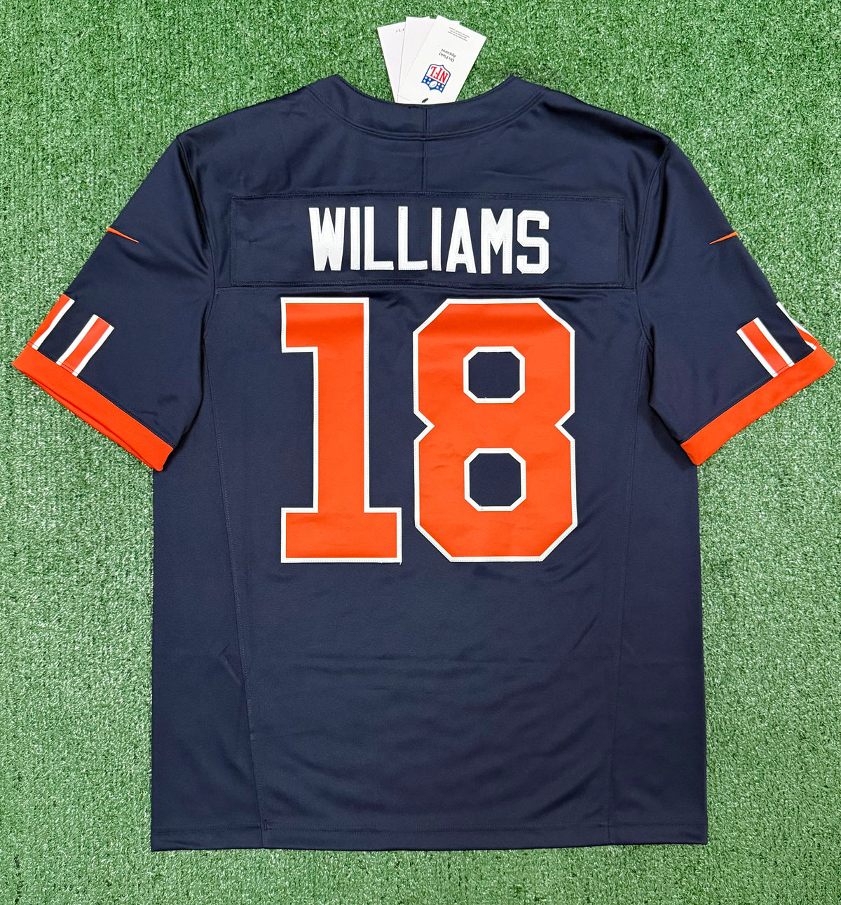 Caleb Williams Chicago Bears Jersey #18 Nike FUSE Rivalry Navy Size (Medium) NFL