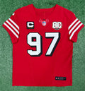 Nick Bosa San Francisco 49ers
Jersey #97 Nike Vapor FUSE Elite red Size 44 (Large) NFL