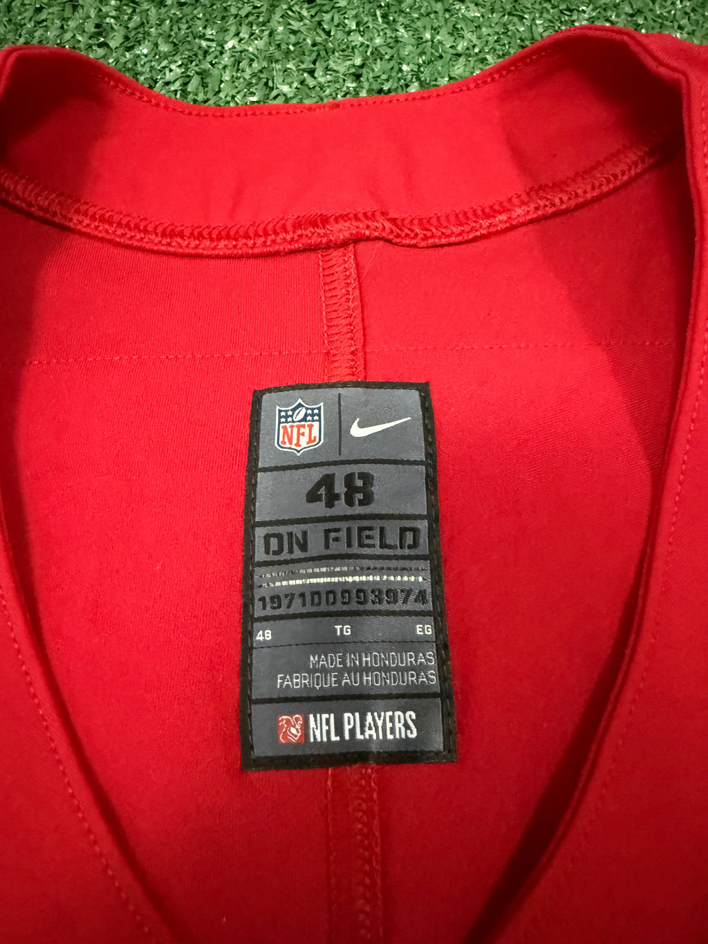 George Kittle San Francisco 49ers  Jersey #85 Nike Vapor Elite Red Size 48 (XL) NFL