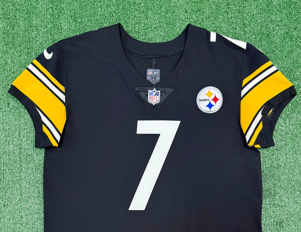 Ben Roethlisberger Pittsburgh Steelers Jersey #7 Nike Vapor Elite Black Size 44 (Large) NFL