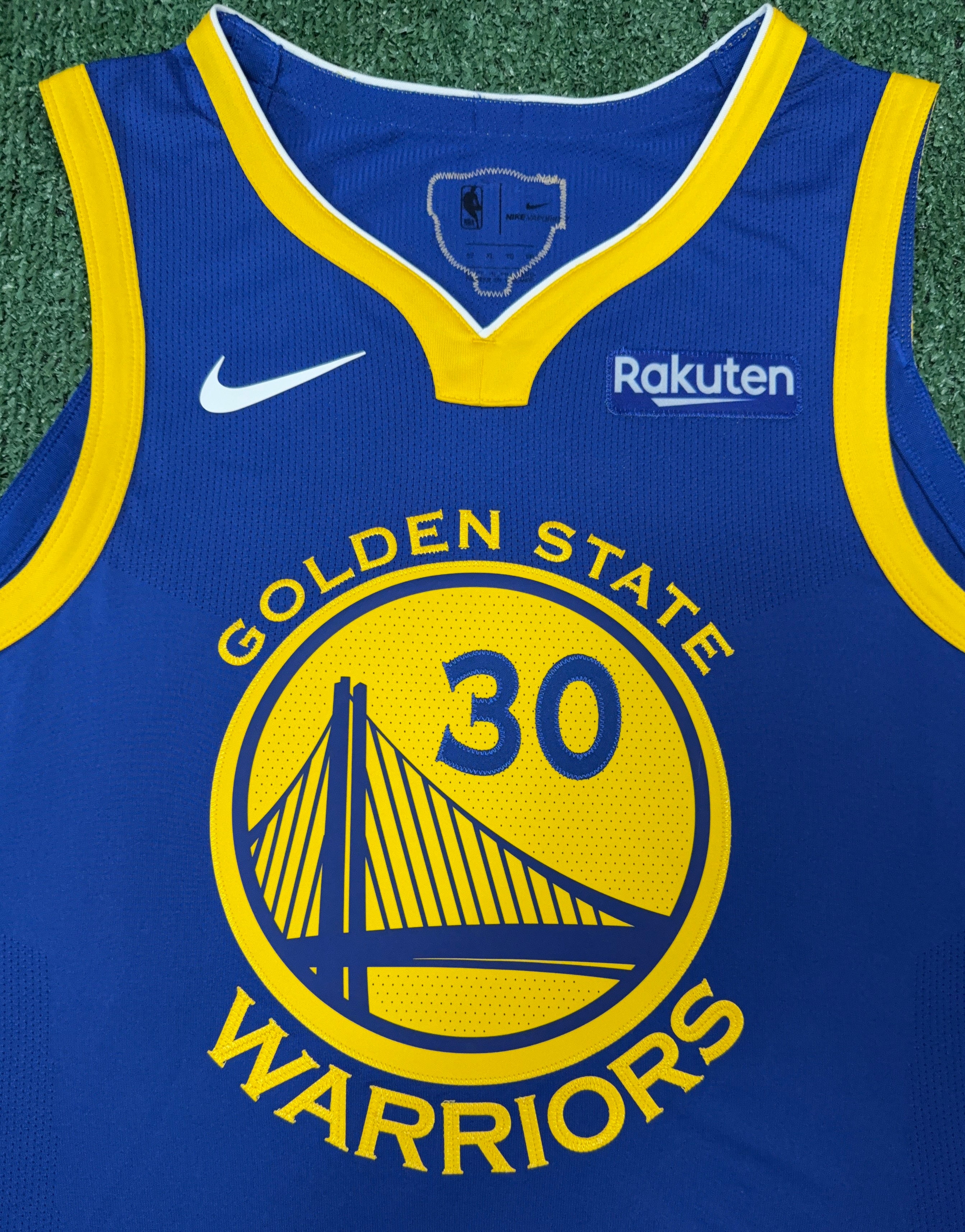 Steph Curry Golden State Warriors Jersey #30 Nike VaporKnit Authentic Blue Size 52 (XL) NBA