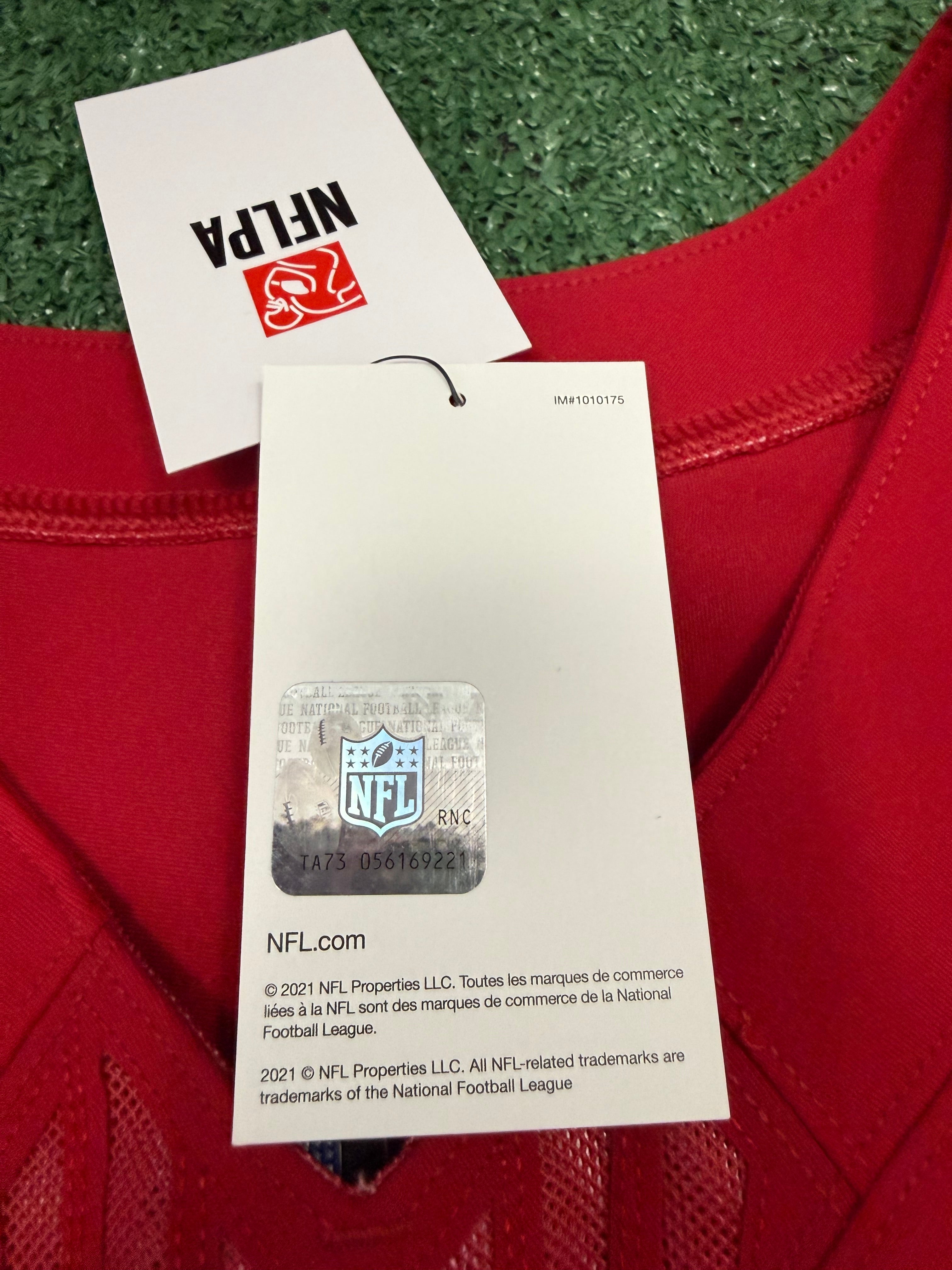 Fred Warner San Francisco 49ers Jersey #54 Nike Vapor FUSE Elite Red Size 44 (Large) NFL