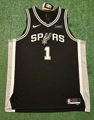 Victor Wembanyama San Antonio Spurs Jersey #1 Nike ADV Authentic Black Size 56 (XXL) NBA