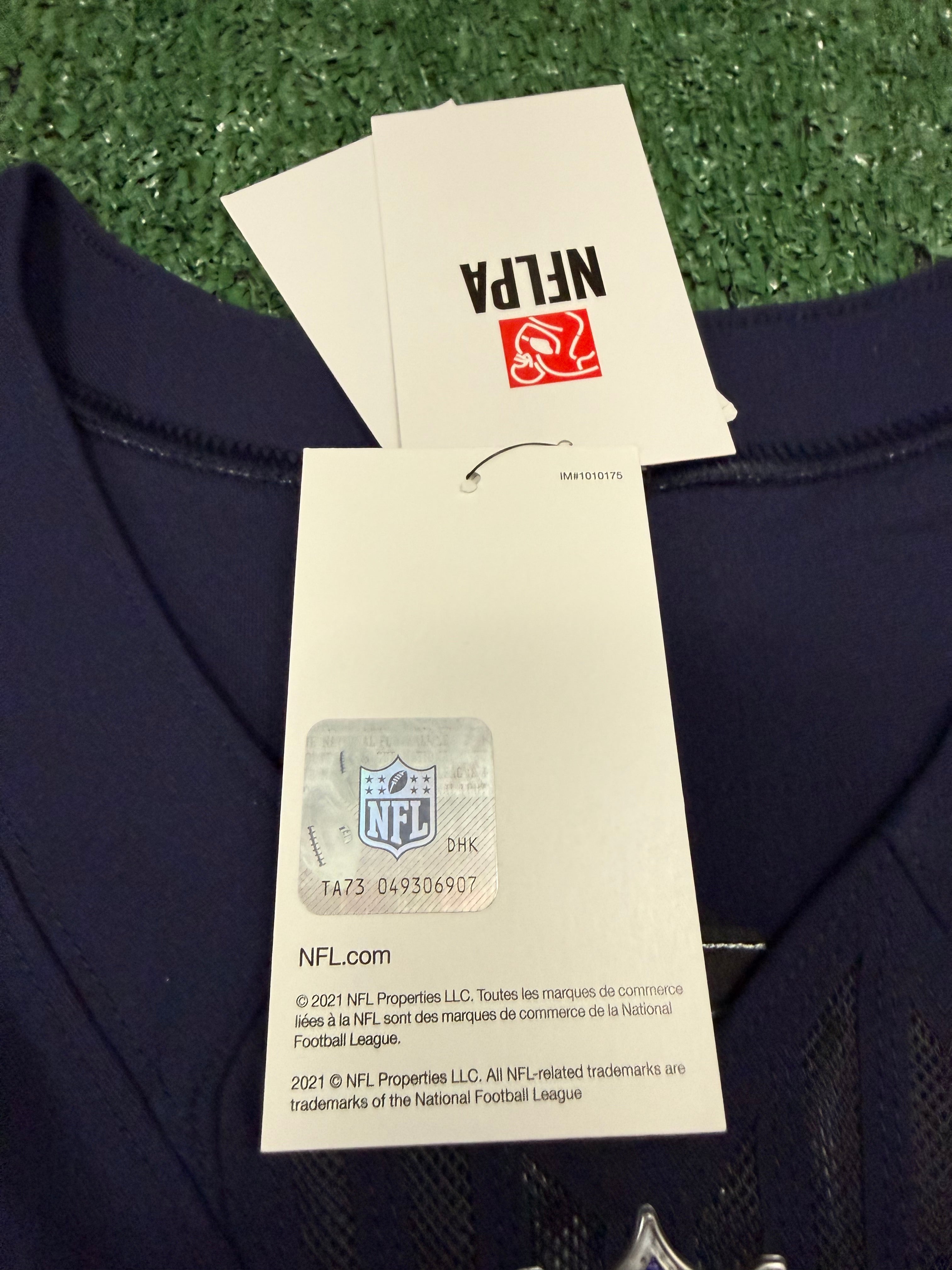 Caleb Williams Chicago Bears Jersey #18 Nike Vapor FUSE Elite Navy Size 48 (XL) NFL