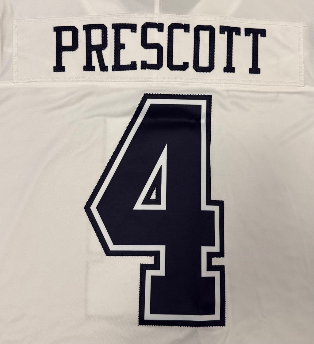 Dak Prescott Dallas Cowboys Jersey #4 Nike Vapor FUSE Limited White Size (Large) NFL