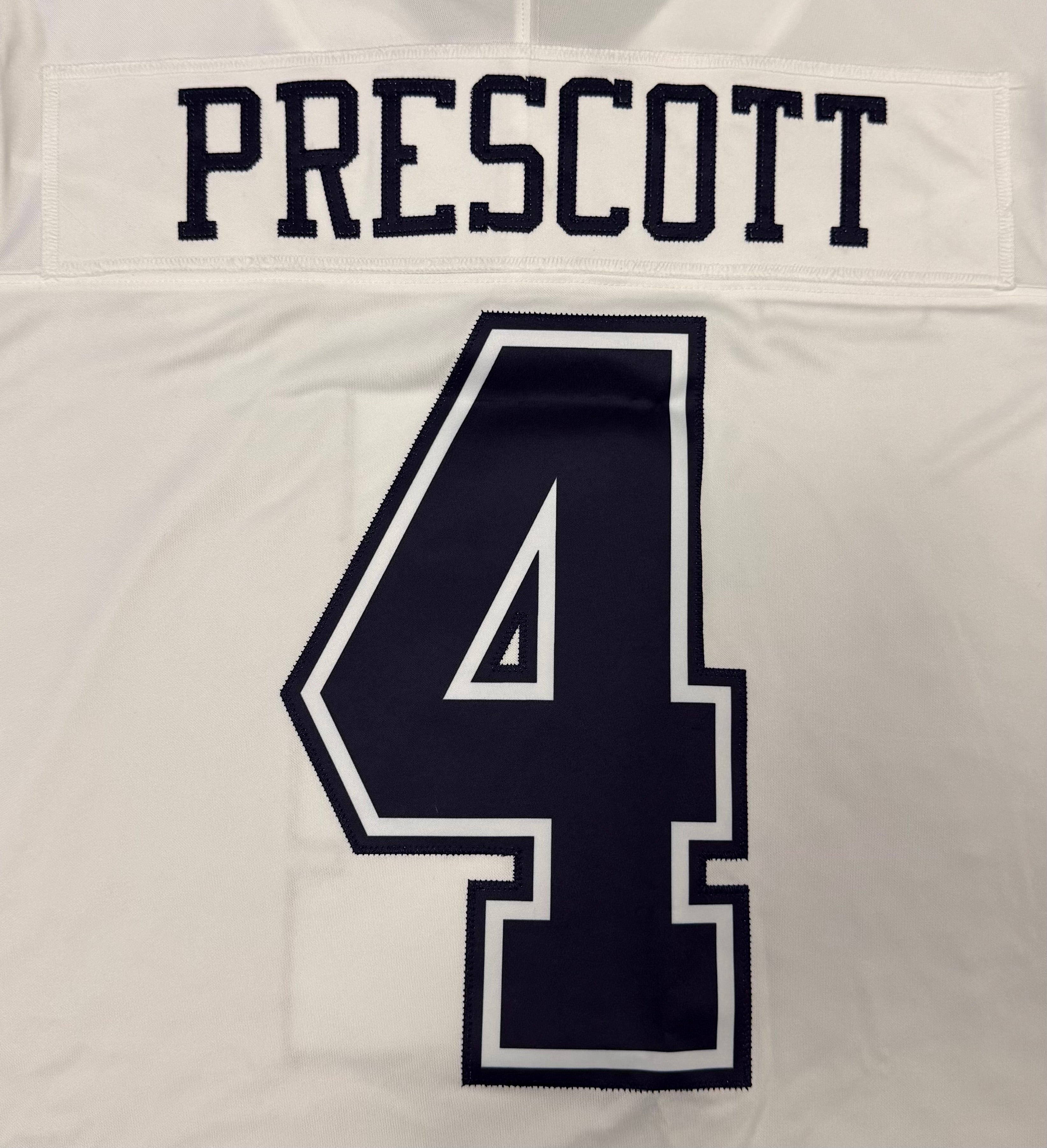 Dak Prescott Dallas Cowboys Jersey #4 Nike Vapor FUSE Limited White Size (Large) NFL