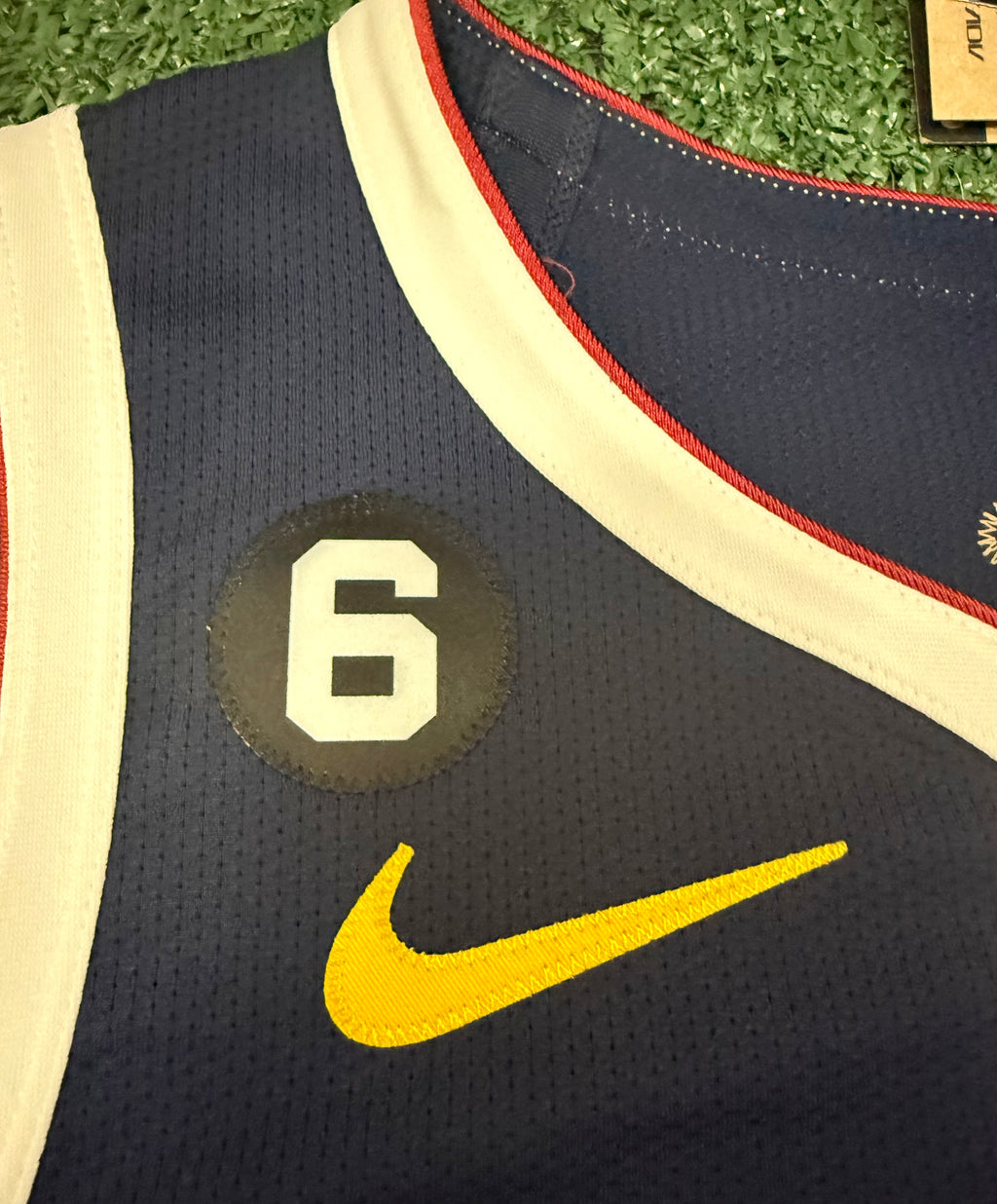 Nikola Jokic Denver Nuggets Jersey #15 Nike ADV Authentic Navy Size 52 (XL) NBA